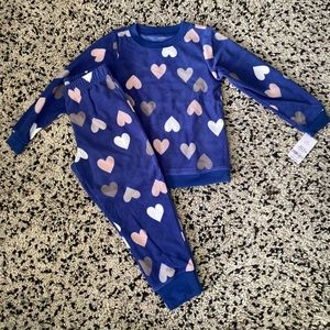 Carter's Fleece Top & Bottoms Pajama Set Size 6